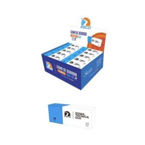 GOMA DE BORRAR TECNICA DUO CAJA X 30 UNID. 158549