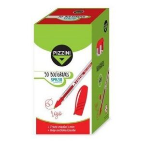 BOLIGRAFO PIZZINI NEGRO SPAZIO X 50 187040