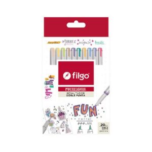 RESALTADOR FUN  DOBLE PUNTA CAJA X 20 UNID 222056