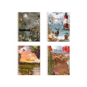 CUADERNO 90 HOJAS RAYADO TAPA DURA A4 CON ESPIRAL -231739