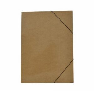 CARPETA DOBLE OFIC 3 SOLAPAS C/ELAS 35X50 KRAFT-237369