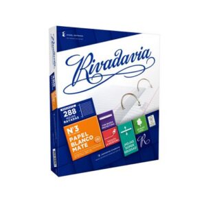 REPUESTO 288 HOJAS RAYADAS CON BANDA BLANCO MATE -237464