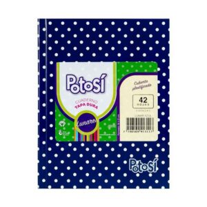 CUADERNO 16X21 POTOSI TAPA DURA 42 HJS LUNARES -255665