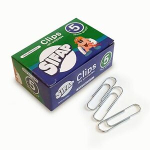 CLIPS METALICOS X 100 UNID. Nº5 LARGO 39MM-5505