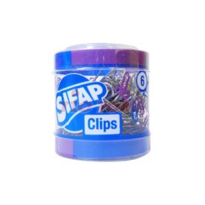 CLIPS Nº 6 FORRADOS DE COLORES  x50U-7512