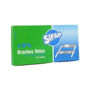 BROCHE METALICO P CARPETA CAJA X 50 UNID. 9805