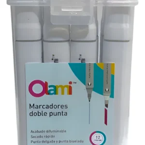 MARCADOR DOBLE PUNTA CAJA X12 269228